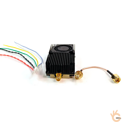 AKK ALPHA 16 FPV видеопередатчик-модуль 5.8GHz 16W (6 уровней) 96Ch (4900&ndash;6060MHz) для дронов, OSD AV, 19&ndash;28V