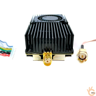 AKK ALPHA 16 FPV видеопередатчик-модуль 5.8GHz 16W (6 уровней) 96Ch (4900&ndash;6060MHz) для дронов, OSD AV, 19&ndash;28V