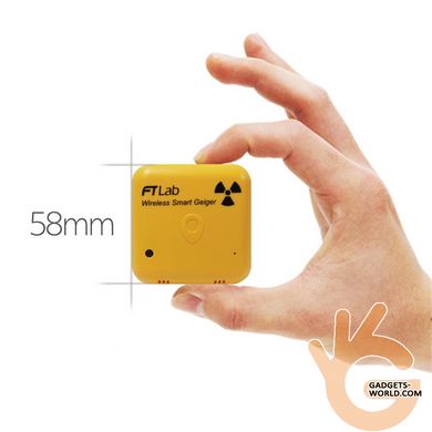 Дозиметр універсальний Bluetooth FTLAB BSG-001, для вимірювання Y і X радіаційного забруднення і фону Землі