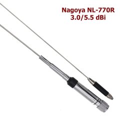 Антена для рації автомобільна Nagoya NL-770R PL-259 Dual band 144/430 МГц із посиленням 3.2/5.5 дБ ОРИГІНАЛ