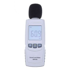 Цифровой шумомер Benetech GM1352 - прибор для измерения уровня звука в диапазоне 30 - 130 децибел