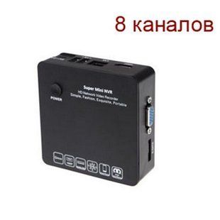 Відеореєстратор IP міні 8 канальний FULL HD 1080P KENVS 6200 8CH, ONVIF, HDMI, підтримка ESATA/USB HDD до 4ТБ