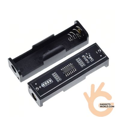 Тестер заряда батареек и аккумуляторов 1.5V AA/AAA формата с LED индикатором и нагрузкой 50мА Bside AA1 mini