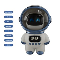 Bluetooth колонка в виде космонавта ADIN M20. MP3, Bluetooth, AUX, часы, радио. Лучший подарок ребёнку!