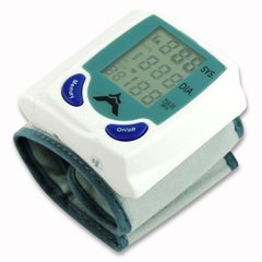 Тонометр на зап'ястя бюджетний Contec AJ604 - автоматичний вимірювач тиску і пульсу з пам'яттю