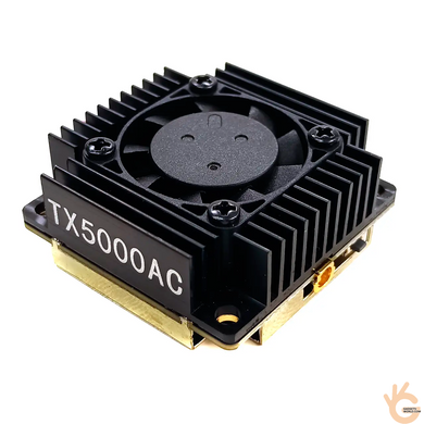 AKK TX5000AC FPV відеопередавач-модуль 5.8GHz 5W (6 рівнів) 96Ch (4900&ndash;6060MHz) для дронів, OSD, AV, 14&ndash;28V