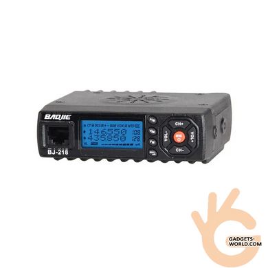Рація автомобільна Baojie BJ-218, VHF/UHF, 5/10/25W, 256ch, FM радіо, дальність до 30км! ОРИГІНАЛ
