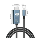 Кабель-конвертер Type-C 3.1 HDMI 4K 60Гц 2м KENVS HD-C для подключения смартфона или планшета к TV, проектору