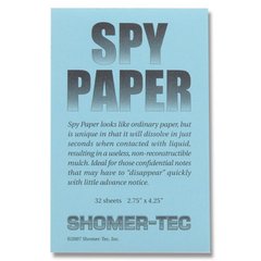 Шпионская бумага для секретных записей, мгновенно растворяющаяся в воде KKMOON Spy Paper