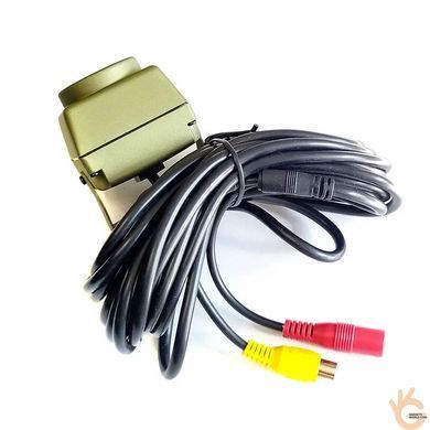 Камера окопна CVBS захисного кольору 5м кабель RCA + перехідник, ІЧ 940нМ 12В 700ТВЛ SONY ICX811 HQCAM 4140