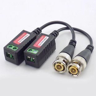 Комплект передавач + приймач відеосигналу по витій парі для AHD/HDCVI/HDTVI камер до 2 Мп KENVS 202А