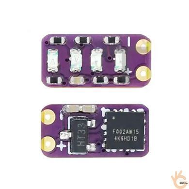 Модуль індикації рівня заряду 8,4 V Li-Ion АКБ, супермініатюрний KANDO 4LD 2PCB, 4 LED-індикатори