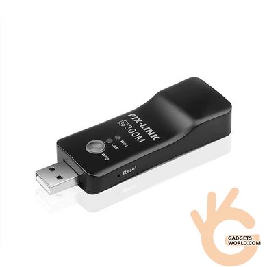 USB LAN WiFi репитер PIXLINK LV-UE01 300M, универсальный заменитель USB WiFi адаптеров для любых SmartTV