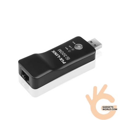 USB LAN WiFi репитер PIXLINK LV-UE01 300M, универсальный заменитель USB WiFi адаптеров для любых SmartTV