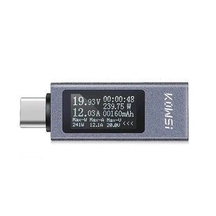 Энергометр Type-C  USB доктор 4 - 30В 12А KKMOON Kowsi KWS-2301, t&deg;, амперметр, вольтметр, ваттметр, таймер