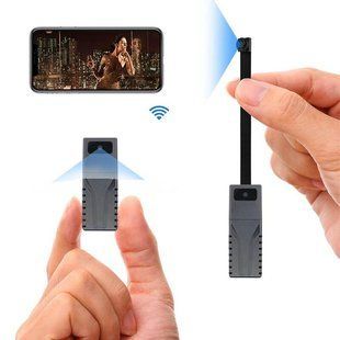 Міні камера WiFi бездротова Konlen V806, Full HD 1080P + додатковий об'єктив на довгому шлейфі