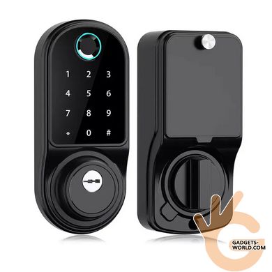 Электронный замок с отпечатком пальца на входную дверь KINGNEED F31, Bluetooth сенсорная клавиатура, App TUYA