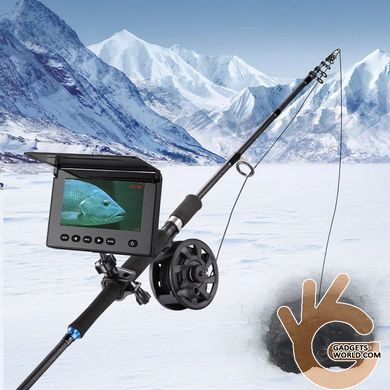 Камера рыбака проводная 20м Lucky FF-180, угол обзора 120°, HD монитор 4.3" DVR видеозапись, кейс