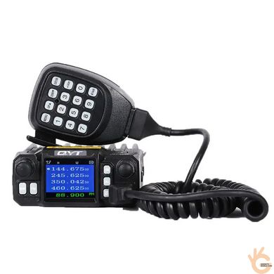 Рация автомобильная QYT KT-7900D + USB кабель, 4 диапазона VHF/UHF, 10/25W, 200ch, FM радио, до 30км! ОРИГИНАЛ