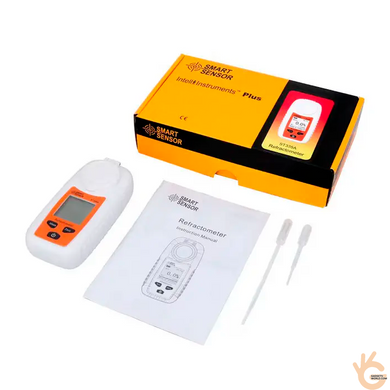 Цифровой рефрактометр SMART SENSOR ST335A измерение содержания сахара в соках и напитках, диапазон 0&ndash;35% Brix