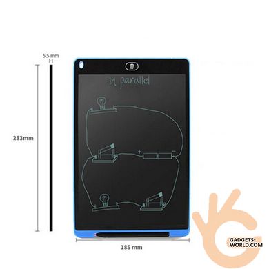 Графический планшет детский для рисования Tablet Pad Clefers 12 дюймов