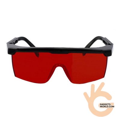 Защитные очки жёлтые/зелёные/красные от лазера синего/красного/зелёного спектра FUERS GLS-3, бюджетная цена!