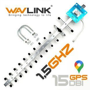 Антена Yagi спрямована 1.5 ГГц 30&deg; з посиленням 15 Дб WavLink SMA15Y для GPS FPV глушилок квадрокоптерів
