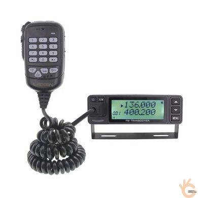 Рація автомобільна LEIXEN UV-998 VHF/UHF + USB кабель, 5/10/25W, 99ch, FM+200-260МГц радіо, до 30км! ОРИГІНАЛ