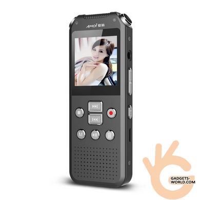 Диктофон - відеореєстратор 2 в 1 стерео Hyundai E-730, міні розмір, WAV до 768 кбіт/с, AVI до 720p