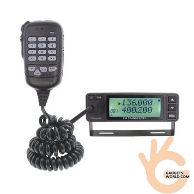 Рация автомобильная LEIXEN UV-998 VHF/UHF + USB кабель, 5/10/25W, 99ch, FM+200-260МГц радио, до 30км! ОРИГИНАЛ