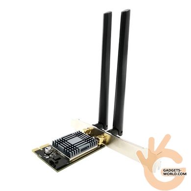 Сетевая карта WIFI PCI WavLink AR5B22 2.4/5 ГГц 300 Mbps, Bluetooth 4.0, мощные антенны 5 дБ