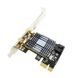 Сетевая карта WIFI PCI WavLink AR5B22 2.4/5 ГГц 300 Mbps, Bluetooth 4.0, мощные антенны 5 дБ