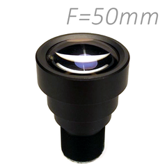 Объектив для камер наблюдения фиксированный Z-Ben MINI-50 M12 F=50 мм, угол обзора 6.7x4°, F 2,0 1/3"