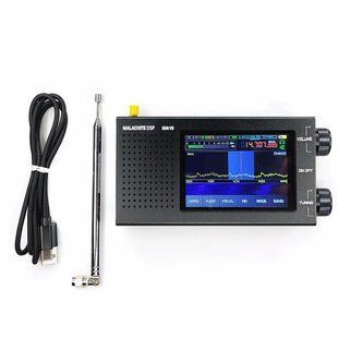SDR приймач Malachit DSP 1.10D V5, 5000 мАг, 10кГц-250МГц, 400МГц-2ГГц, модуляція AM, SSB, DSB, CW, NFM, WFM