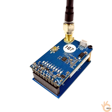 Kimpok KP-R1700 FPV приемник-модуль 1.7GHz 8Ch (1680-1960MHz) для дронов, AV выход, 7-36V