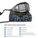 Рація автомобільна AnyTone AT-778UV + USB кабель, VHF/UHF, 5/15/25W, 200ch, супергетеродин, S-метр ОРИГІНАЛ