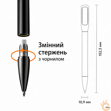 Диктофон-ручка для студентов Hyundai L65, 64 Гб, MP3-плеер, OLED-дисплей