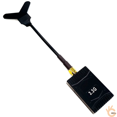 Kimpok KP-R3300 FPV приёмник 3.3 GHz 16 Ch (3310&ndash;3495 MHz) для дронов, AV-выход, 7&ndash;36 V