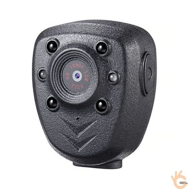 Боді камера - нагрудний відеореєстратор для поліції Boblov PC-40 + SD 16Гб, 1080P, 4 години автономної зйомки