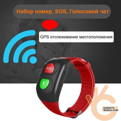 GPS браслет для пожилых людей и детей GPAX SH993, трекер, микрофон, тонометр, шагомер, пульсометр