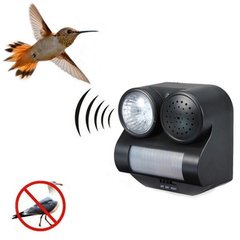Садовый отпугиватель птиц c датчиком движения на батарейках, световой и звуковой сигнал SMART SENSOR GH-192