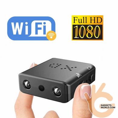 Міні камера WiFi - мініатюрний відеореєстратор Hawkeye XD WIFI, 1080P, IOs/Android/PC, чистий звук і відео!