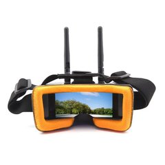 FPV очки - шлем бюджетные для квадрокоптера и авиамоделей Goggles VR009 5.8ГГц Diversity 40Ch 3” 480*320 AVout