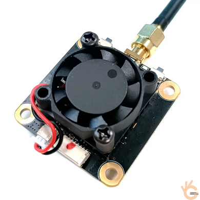 Kimpok KP-T2245 FPV передатчик-модуль 2.2GHz 4.5W (3 уровня) 8Ch (2000-2280MHz) для дронов, AV вход, 7-36V