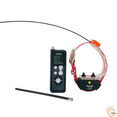 Радио ошейник с GPS для охотничьих собак - трекер до 25 км HUNTER-25DTR PRO, с воздействием током и звуком