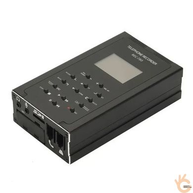 Система запису та прослуховування телефонних розмов Transonic T8U32SD, диктофон-плеєр з LCD екраном