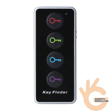 Брелок для поиска ключей и предметов антипотеряшка DZGOGO Key Finder F840 с 4-мя маячками + фонарик