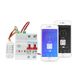 Автомат защиты WiFi умный с датчиком температуры и влажности E-Link 2P+, 2х 40 А, IOs & Android, Amazon Alexa