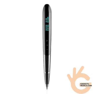 Диктофон – ручка металлическая Hyundai Q9, 8 Гб, MP3 плеер, OLED дисплей, VOX