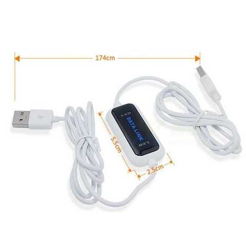 Кабель для соединения двух компьютеров Kebidu 2.0, USB 2.0, Windows easy transfer cable